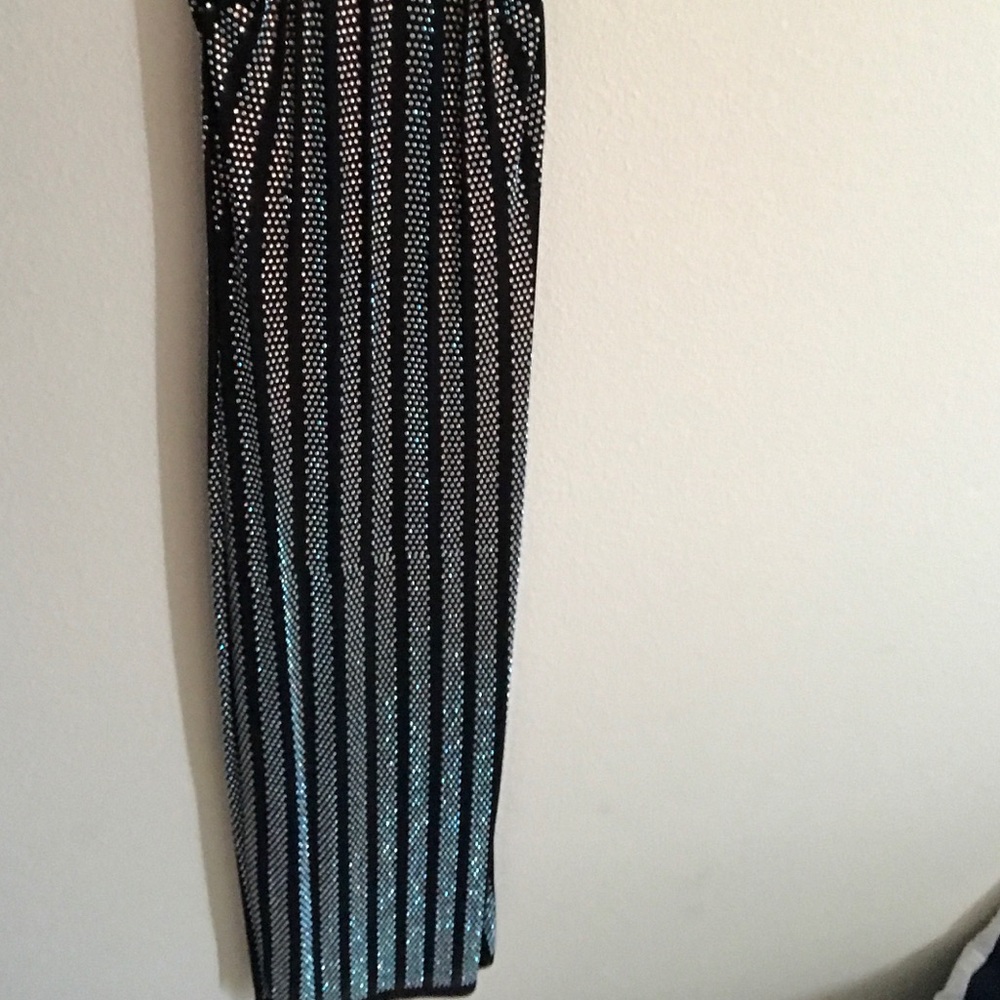 Floor length sequin gown M